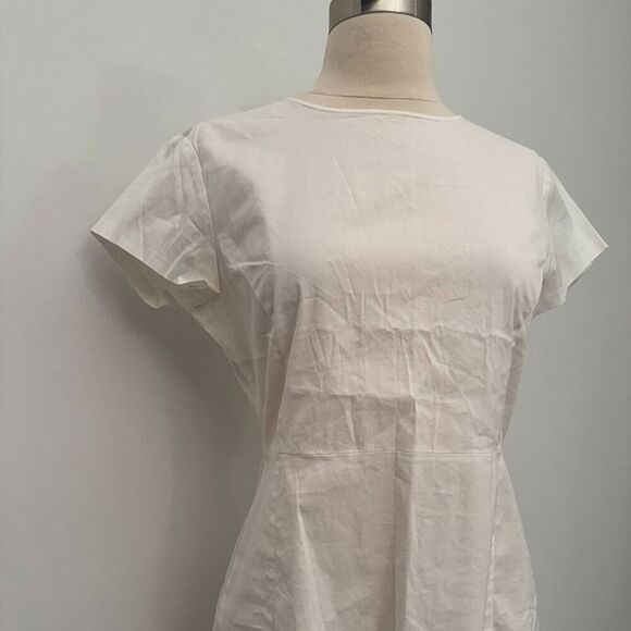 Theory Carrian Peplum Top, Size S - Picture 2 of 11